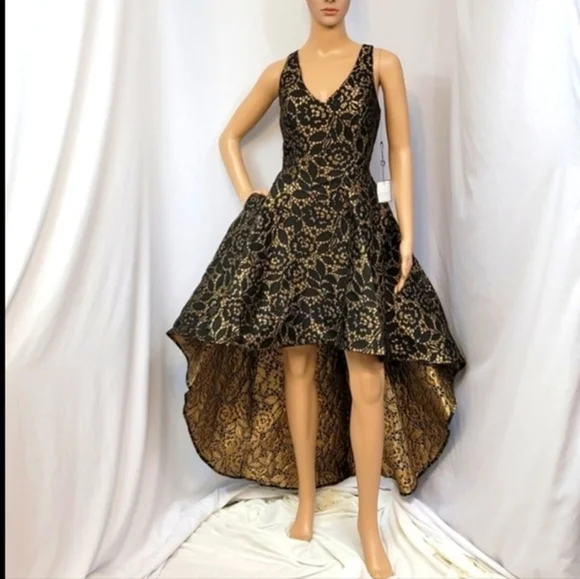 Laundry By Shelli Segal | Dresses | Laundry By Shelli Segal Hilow Floral Jacquard  Holiday Gown | Poshmark